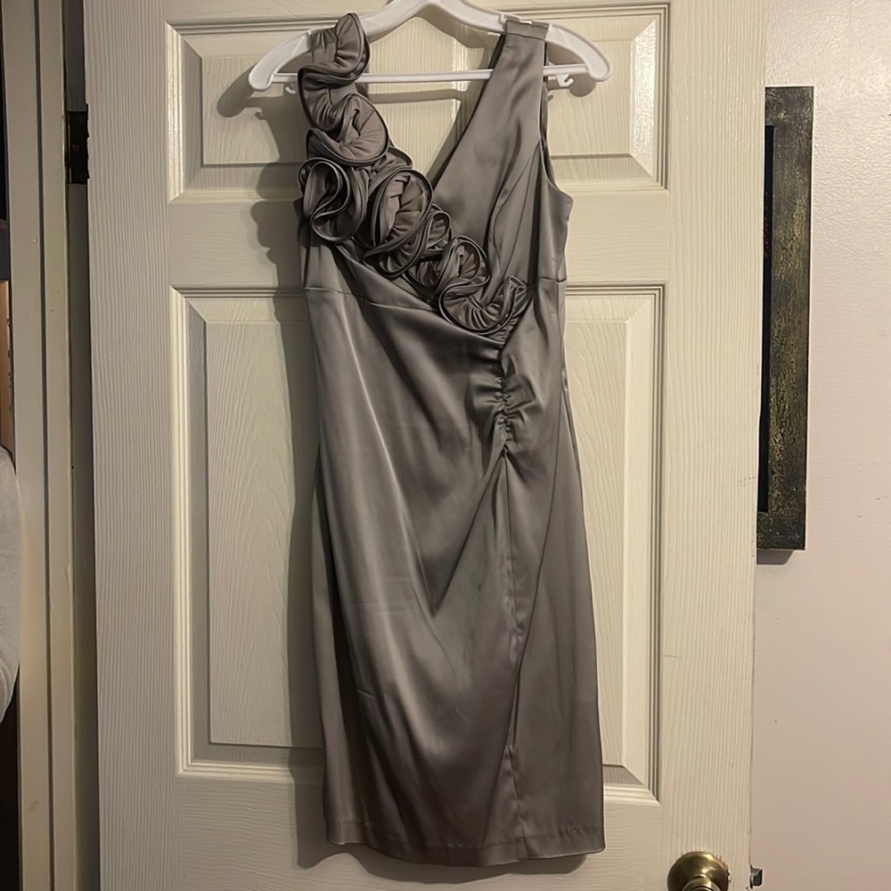 Donna Ricco silver dress